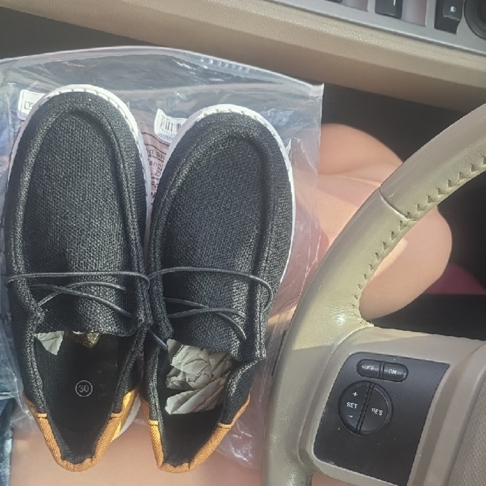 Stylish Black and Gold Men's Shoes